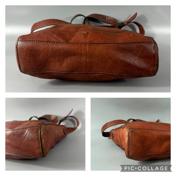 FRYE Brown Leather Crossbody Bag - Picture 14 of 14